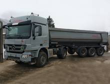 Allrad Sattel mit Stahlrundmulde